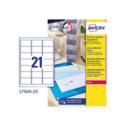 CAJA 25h ETIQUETAS AVERY...