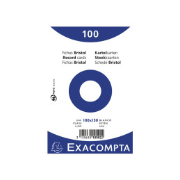 PACK 100 FICHAS EXACOMPTA...