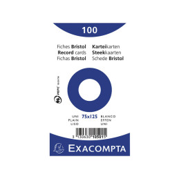 PACK 100 FICHAS EXACOMPTA...