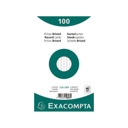 PACK 100 FICHAS EXACOMPTA...