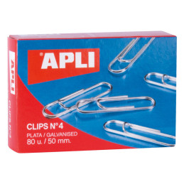 CAJA 80 CLIPS APLI Nº 4...