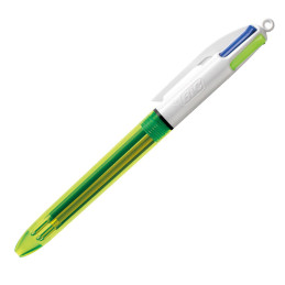 BOLÍGRAFO BIC 4 COLORES FLUO