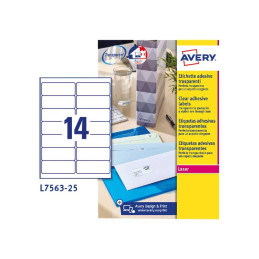 CAJA 25h ETIQUETAS AVERY...