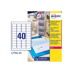 CAJA 25h ETIQUETAS AVERY...