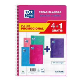 PACK 4+1 CUADERNOS OXFORD...