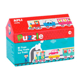 CAJA PUZZLE APLI KIDS "TREN"