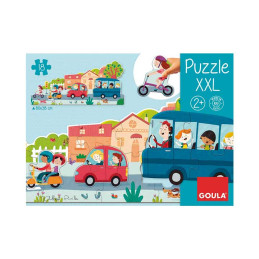 PUZZLE XXL GOULA "VEHÍCULOS"