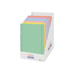 PACK 12 CUADERNOS A4 PASTEL...