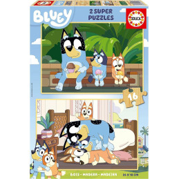 SET 2 PUZZLE EDUCA "BLUEY"...