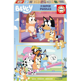 SET 2 PUZZLE EDUCA "BLUEY"...