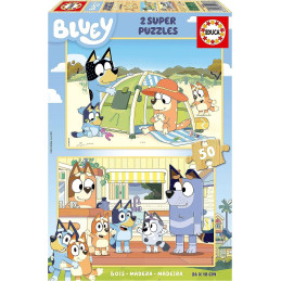 SET 2 PUZZLE EDUCA "BLUEY"...