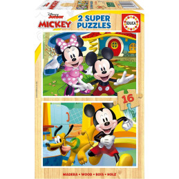 SET 2 PUZZLE EDUCA "MICKEY...