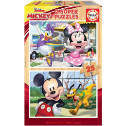 SET 2 PUZZLE EDUCA "MICKEY...