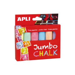 CAJA 6 TIZAS APLI JUMBO CHALK