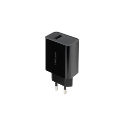 CARGADOR USB, 5V/2.1A, NEGRO