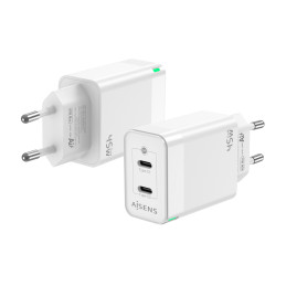 CARGADOR GAN 45W, 2XUSB-C...