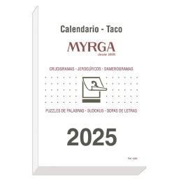 CALENDARIO 2025 MYRGA "TACO...