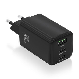 CARGADOR GAN 65W, 2XUSB-C...